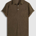 Men's Corduroy Short Sleeve Shirt