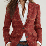 Vintage Plaid Blazer