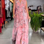 Venesa™ | Elegant Sleeveless V-neck Floral Print Dress