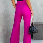 Margovil Hebe Split Hem High Rise Pants