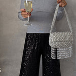 MULTI-POSITION GRAY BASIC SWEATER