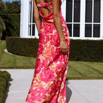Letters of Mine Floral Off Shoulder Maxi Dress