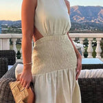 Casual Sleeveless Backless Dress