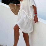Drawstring Short Sleeve Dress