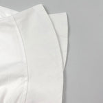 Half Sleeves Loose Buttoned Solid Color Lapel Blouses&Shirts Tops