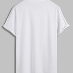 Men's solid color cotton basic round neck short-sleeved T-shirt