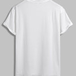 Men's "PARIS" letter print casual crew neck T-shirt