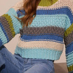 Harvest Feels Cropped Knit Sweater