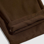 Men's solid color textured elastic waist casual pants