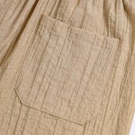 Men's Textured Cuban Collar Shirt Casual Shorts Set