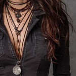 Vintage Washed Zip-up Denim Blouse