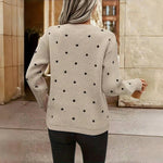 MAEVE���-  Polka Dot Sweater