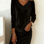 Velorina | Loose Fitting Velvet Dress