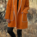 Thickened loose solid color casual women's style