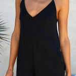 Strap Adjustable Pocket Casual Loose Jumpsuit