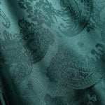 Men's Satin Paisley Solid Color Casual Shorts