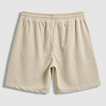 Men's terry cloth plaid casual shorts