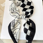 Urban Plaid Printed Square Scarf
