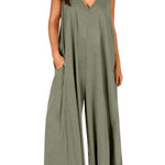 Fresh Casual Women's Pocket Jumpsuit Thin Women's Jumpsuit