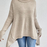 Blythe | Oversized Knit Turtleneck Sweater