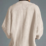 Casual top lapel long sleeve knitted jacket