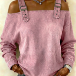 Women's sleeveless denim shirt