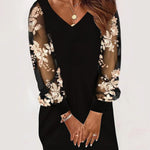 Hannah | Lace Sleeve Dress