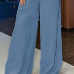 Long Sleeves Wide Leg Split-Joint Jumpsuits