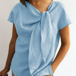Women's Casual Cotton And Linen Elegant Top