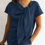Women's Casual Cotton And Linen Elegant Top