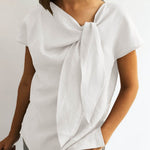 Women's Casual Cotton And Linen Elegant Top