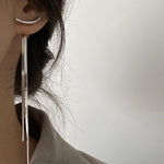 Korean-style Shiny Solid Color Earrings Accessories