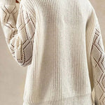 Loose casual pullover women's knitted sweater