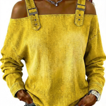 Women's sleeveless denim shirt