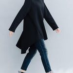 Loose Turtleneck Cropped Sweatshirt