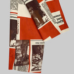 Long Sleeves Loose Buttoned Newspaper Print Pockets Split-Joint Notched Collar Blazer Outerwear