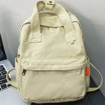 Simple Casual 5 Colors Canvas Backpack