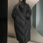 Thicken Solid Warm Irregularity Duck Down Coat