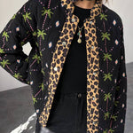 Reversible Midnight Havana Quilted Jacket