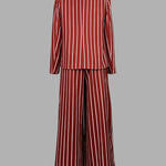 Loose Wide Leg Striped Casual Pants Bottoms Trousers