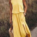 Giselle Loose Fit Slit Maxi Dress