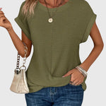 Lina | Stylish Crew Neck Blouse
