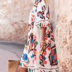 Loose Plus Size Women's Short Sleeve Mini Dress