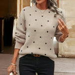 MAEVE���-  Polka Dot Sweater