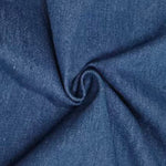 Loose Wide Leg Pleated Pockets Solid Color Jean Pants Bottoms Trousers