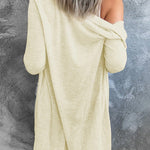 Casual Button Front Open Front Cover Up