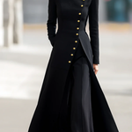 High Waisted Wide Leg Pleated Solid Color Pants Trousers