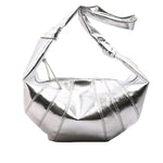 Geometric Split-Joint Zipper Bags Crossbody Bags