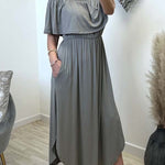 Erica Frill Bardot Maxi Dress