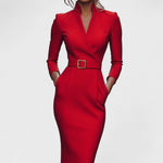 Lunori™ | Mandarin Luxe – Maxi dress